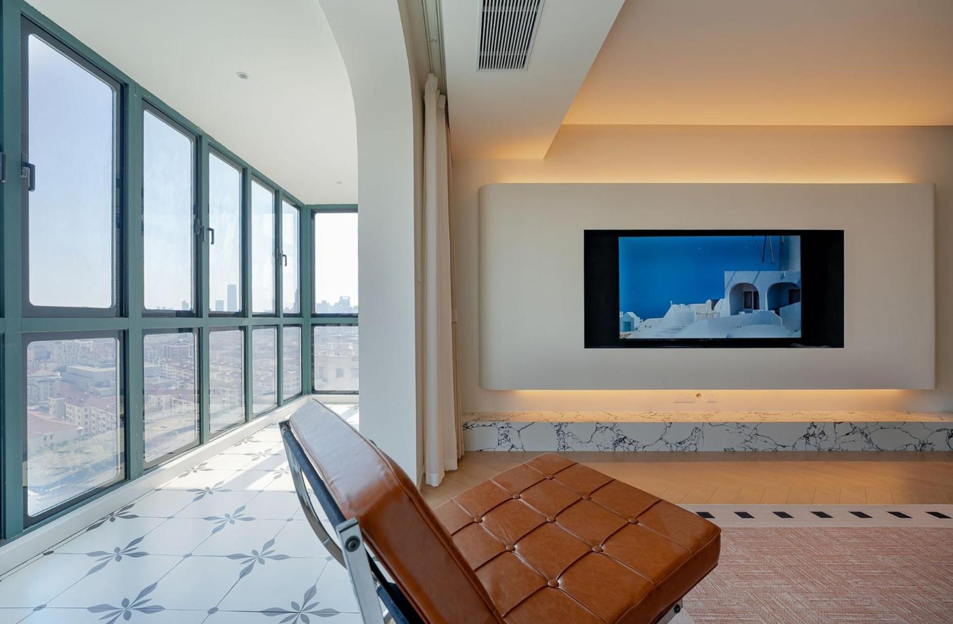 Apartment Ehub - Wukang Building 3bedroom In Bustling Commercial Area, 10m Away From Subway Shanghai